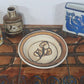 Vintage Bente Jessen ceramic bowl Denmark 1960s Danish design