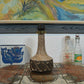 Løvemose ceramic table lamp Denmark 1960s brutalist design
