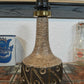 Løvemose ceramic table lamp Denmark 1960s brutalist design