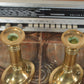 Mid-Century Aedel Malm Denmark Messing Kerzenhalter 1980s Danish Design