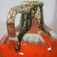 Vintage 1960s Keramik Vase Fat Lava Design WGP Pop-Art Laufglasur