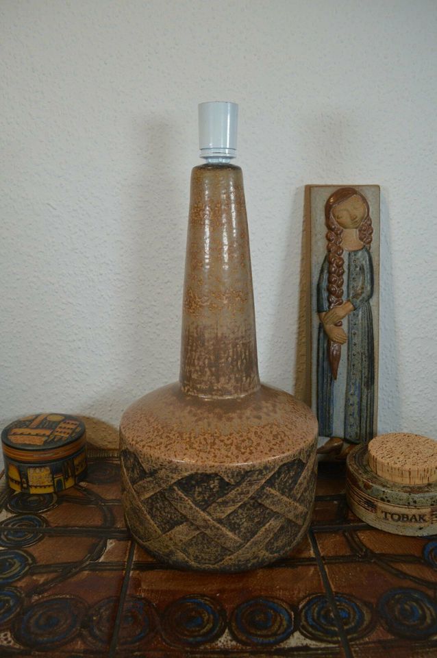 Large Søholm Bornholm Ceramic Floor Lamp Denmark 1960's Danish Design