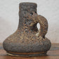 Mid-Century Graue Fat-Lava Keramik Vase 1960s Design WGP