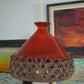 Mid-Century Erik Glud Stentøj Fat-Lava Studiokeramik Hängelampe Dänemark 1970s dänische Pop-Art Design Kunstkeramik