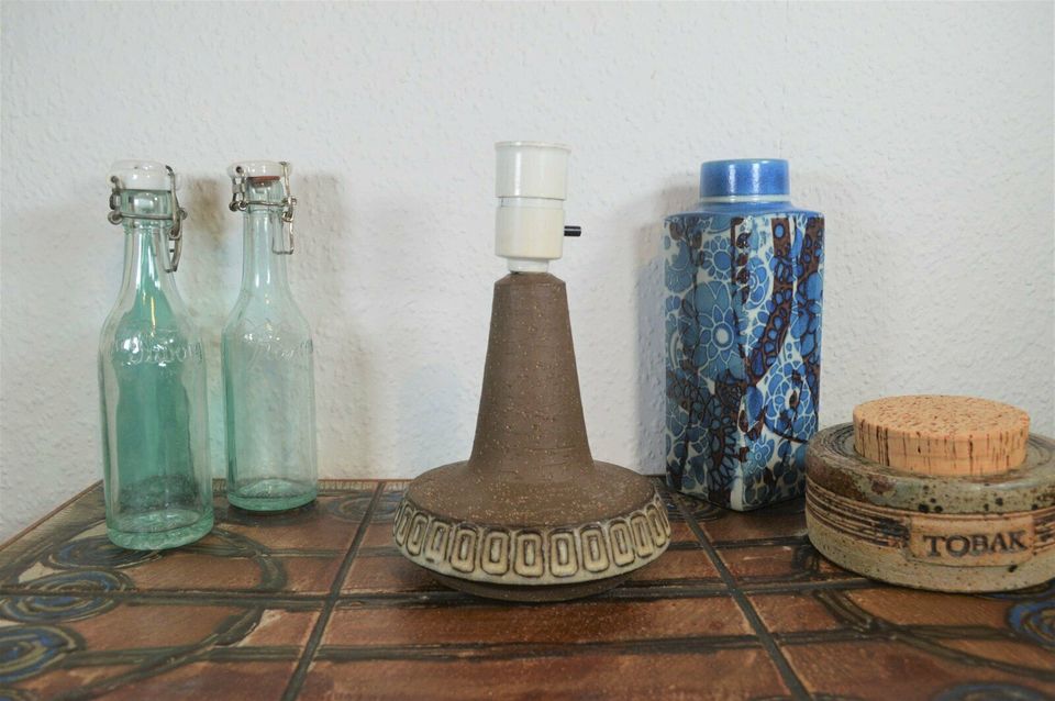Michael Andersen Bornholm Keramiklampe 6254 Helge Bjufstrøm 1960'ernes Dansk Design