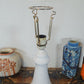 Mid-Century Salling Keramisk Design Lampe 1970'erne Dansk Design