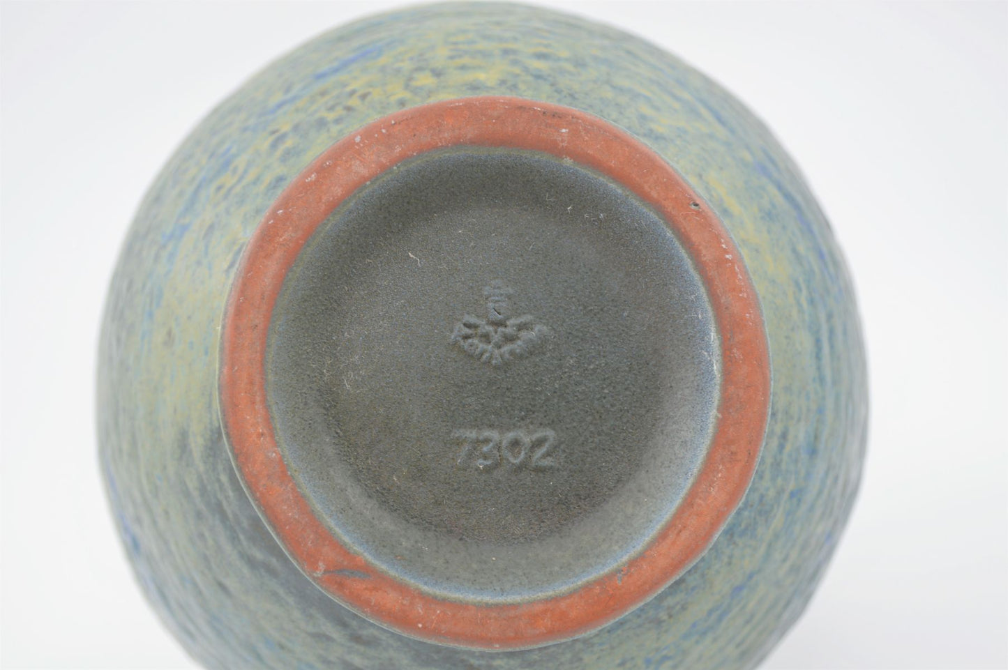 WGP Karlsruher Majolika Vase 7302 Friedgard Glatzle Design 1960er Jahre Fat Lava/ Popart Design