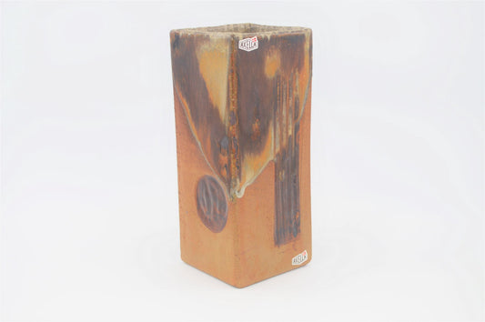 Axella Denmark Ceramic Vase Aksel Larsen Design 1970s Brutalist Design