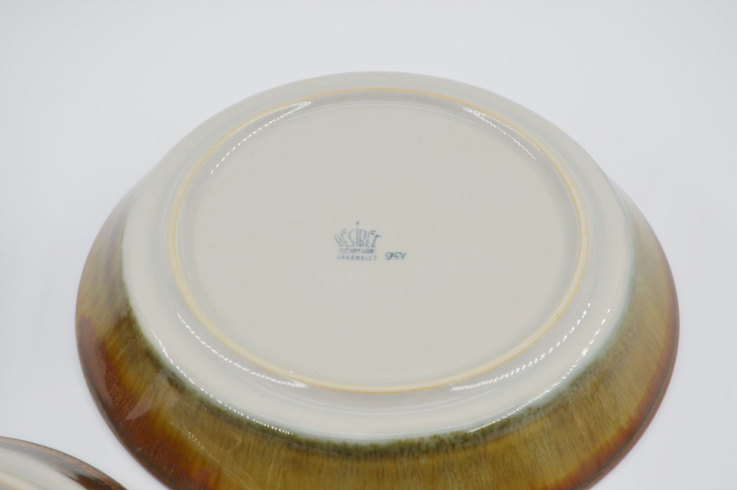 Mid-Century Modern Desiree Stentøj Danmark Diskos Design Geschirr Tasse, Unterteller, Teller 1960s Danish Modern Designklassiker