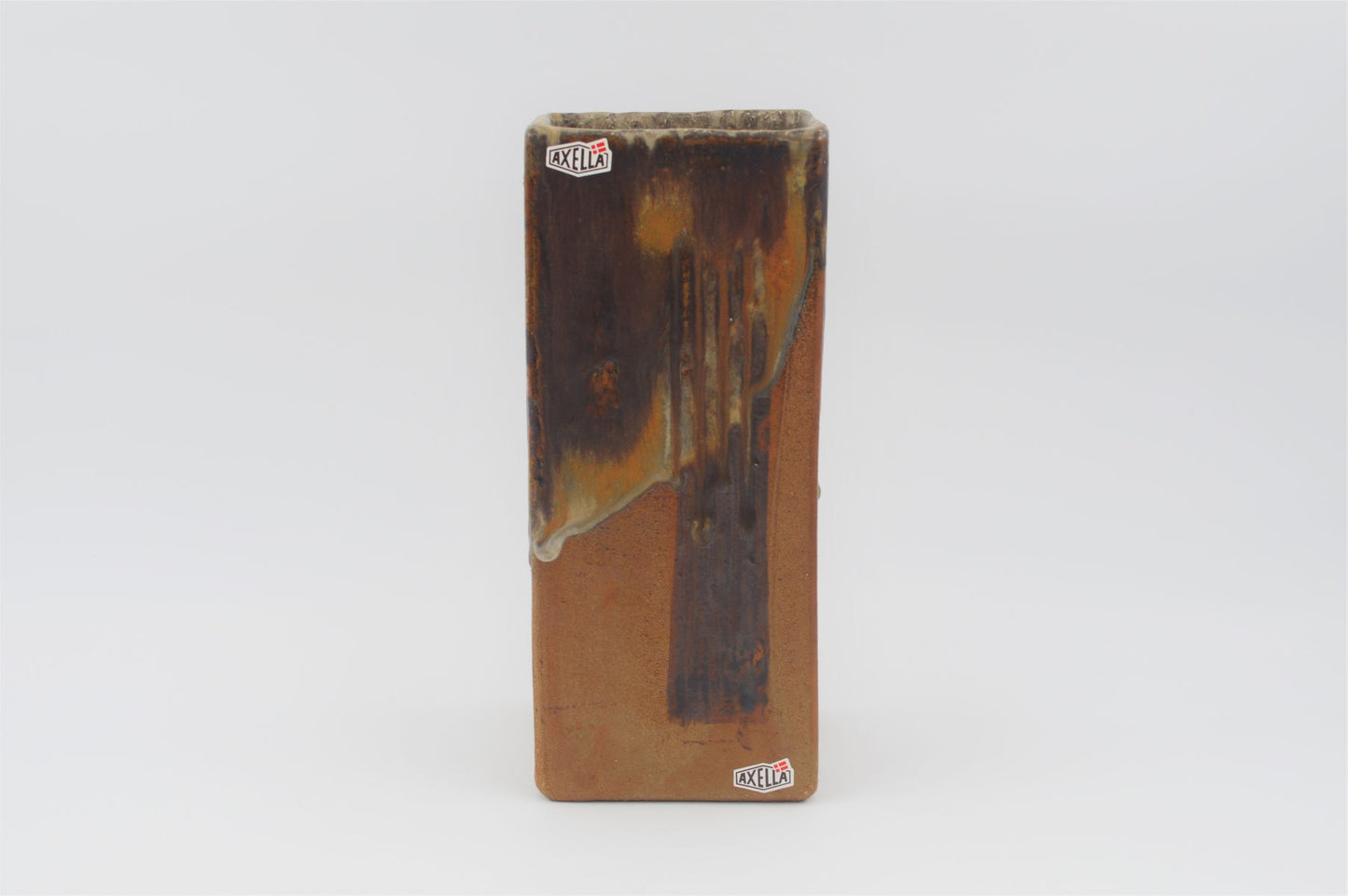 Axella Danmark Keramikvase Aksel Larsen Design 1970'erne Brutalistisk Design
