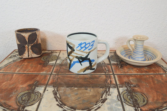 Large Royal Copenhagen fajance vintage mug 1993 Ivan Weiss Danish design