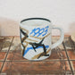 Large Royal Copenhagen fajance vintage mug 1993 Ivan Weiss Danish design