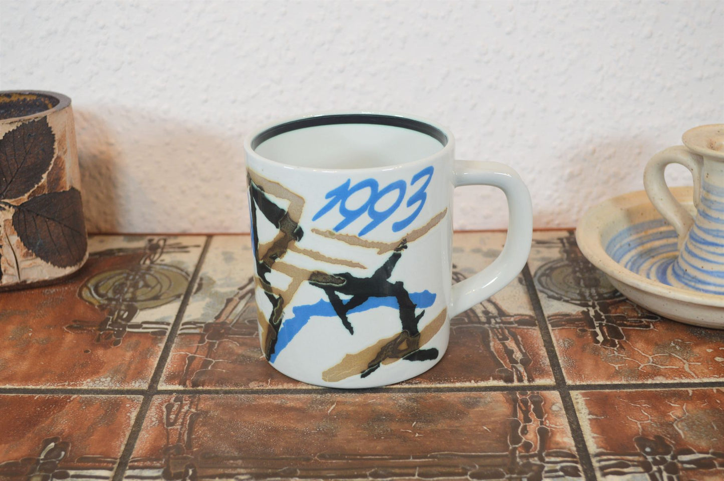 Large Royal Copenhagen fajance vintage mug 1993 Ivan Weiss Danish design