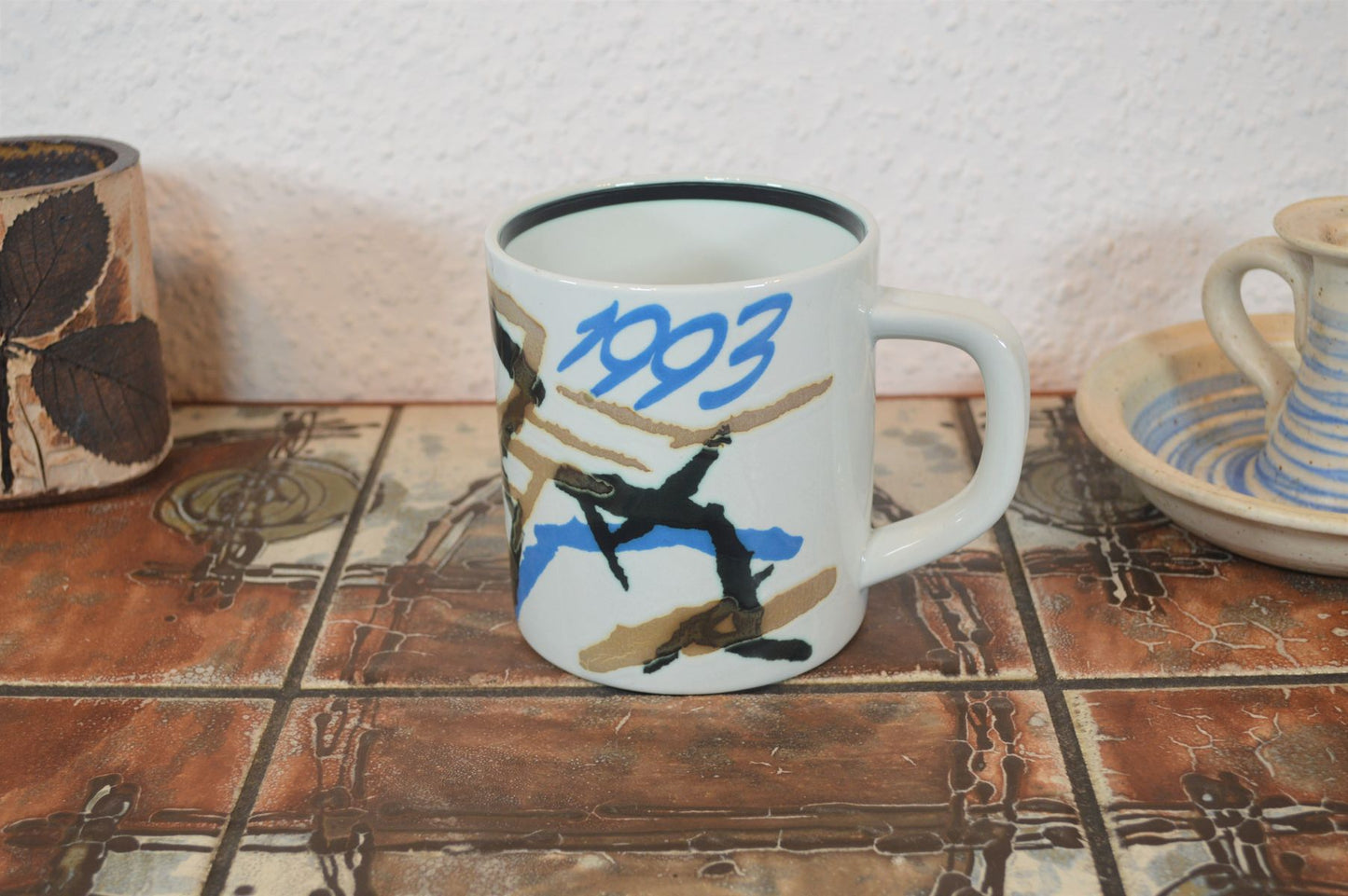 Large Royal Copenhagen fajance vintage mug 1993 Ivan Weiss Danish design