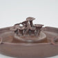 Mid-Century Mushroom-Design Schale 1970s Studiokeramik signiert