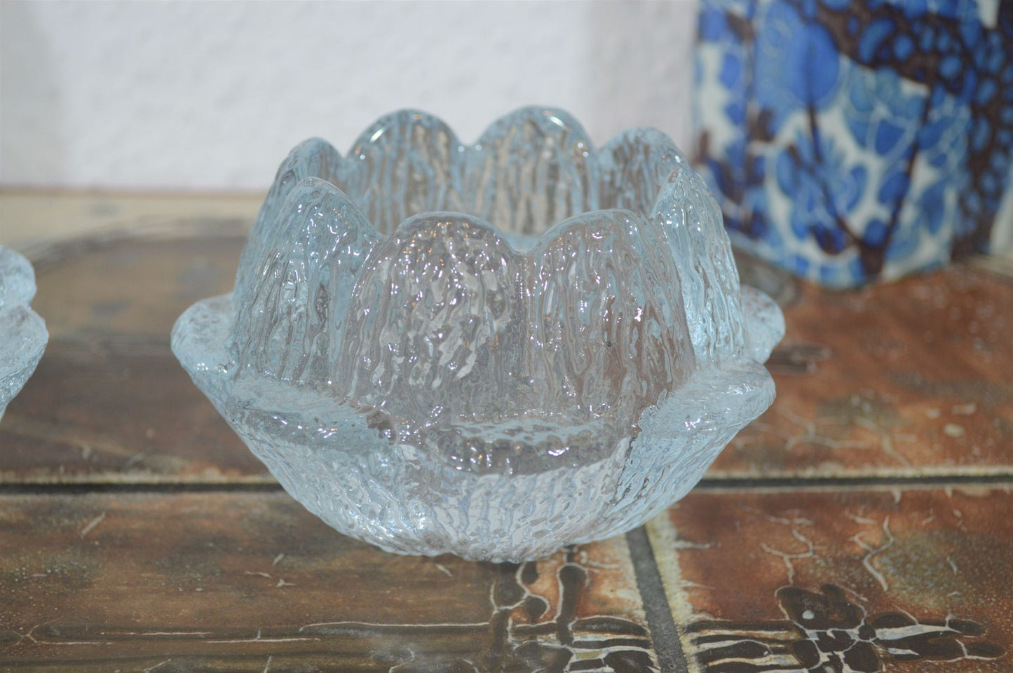 Mid-Century Holmegaard Teelicht Seerose Sidse Werner 1980s Danish Design