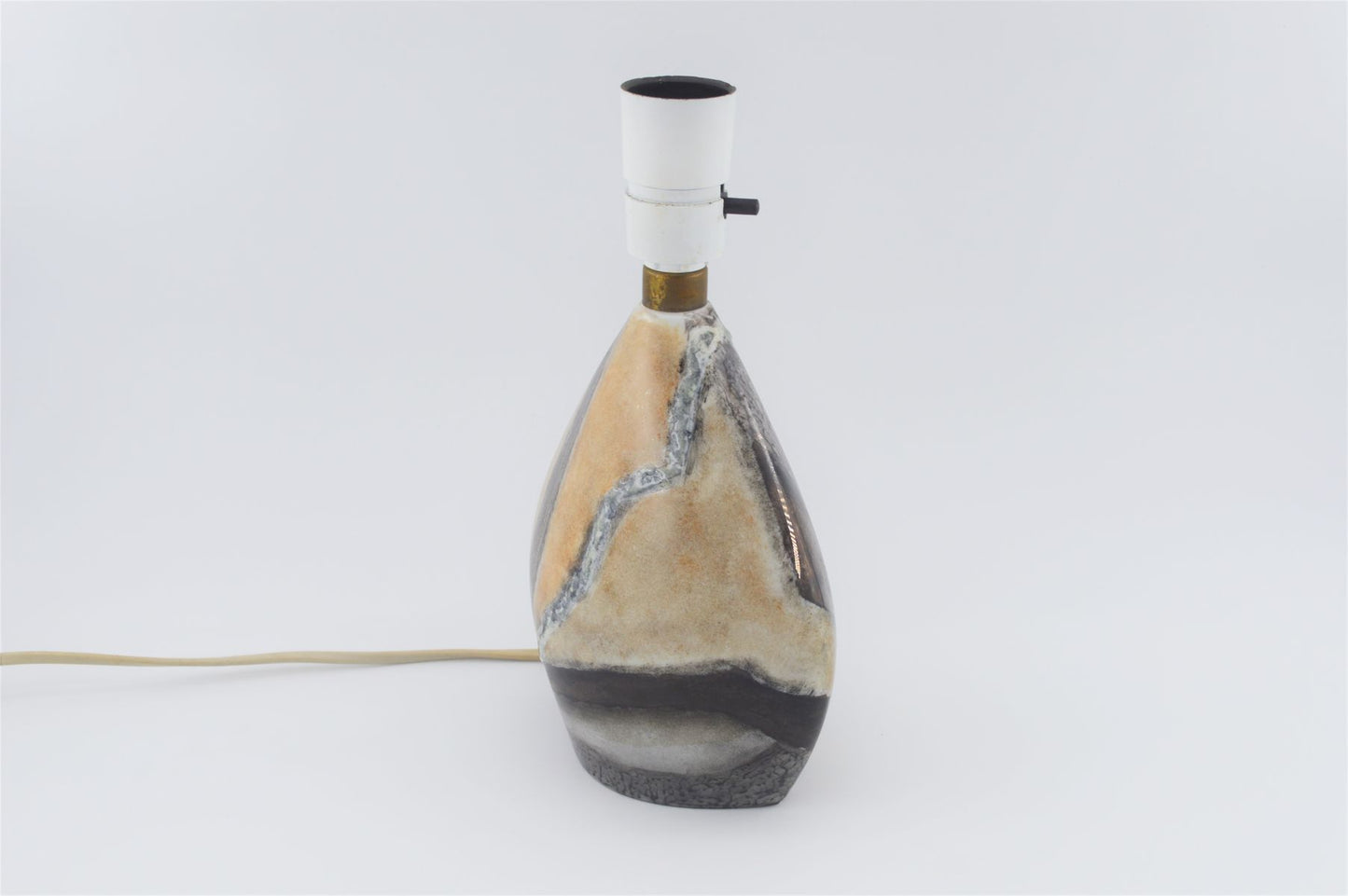 Bavaria Alka Kunst Alboth &amp; Kaiser bordlampe i porcelæn 1960'er designlampe