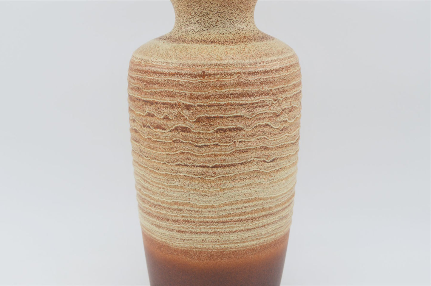 WGP Scheurich Keramik Vase Nummer 202-30 1970er Jahre Fat Lava/ Popart Design
