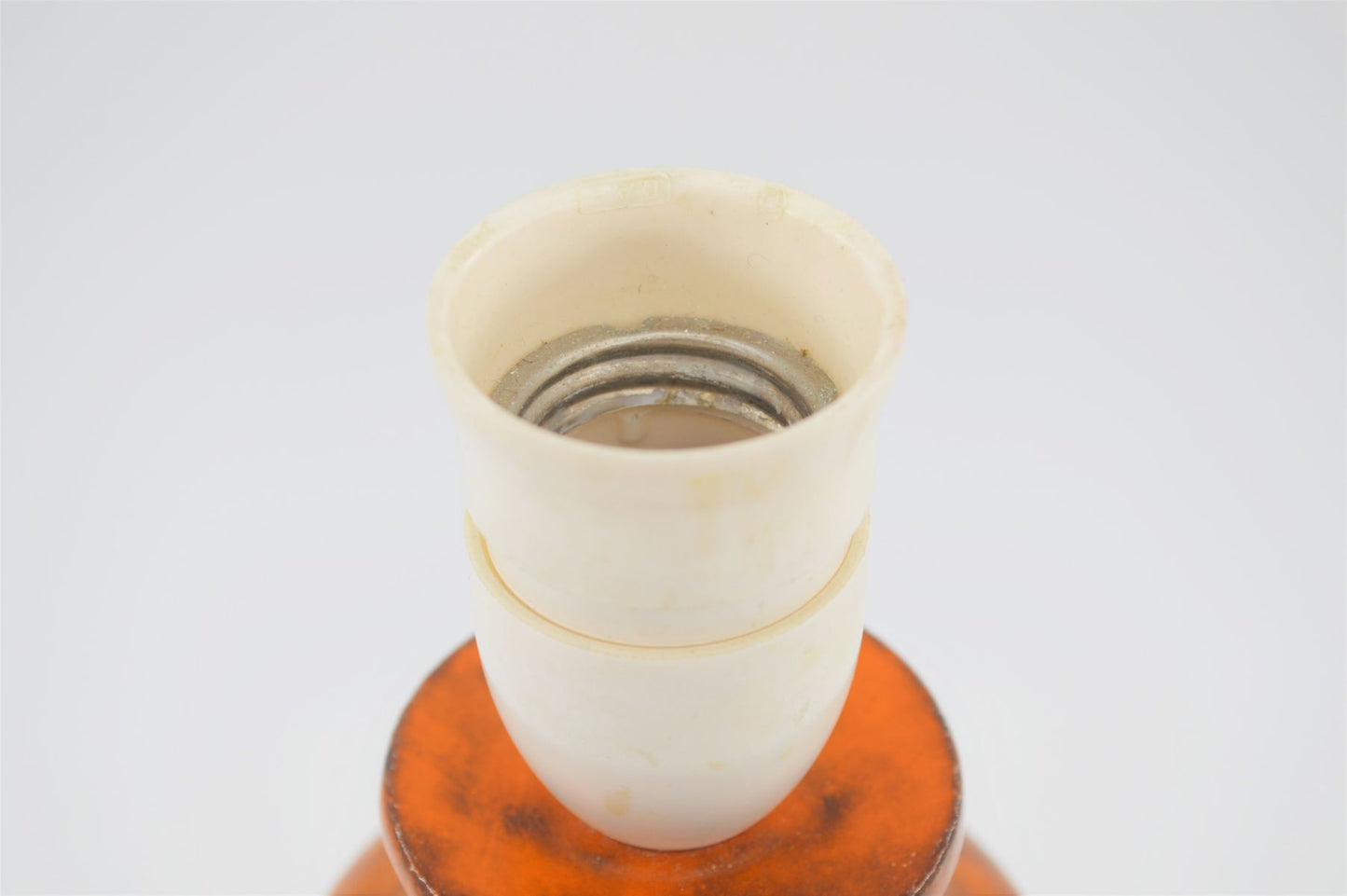 Mid-Century 1960s Pop Art Design Studio Ceramic Lamp Fat-Lava Design