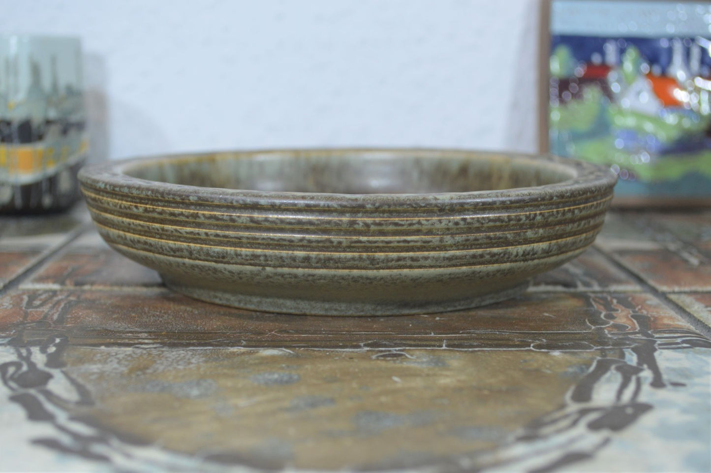 Mid-Century Johgus Bornholm Denmark Keramik Schale 1960s Danish Modern Design