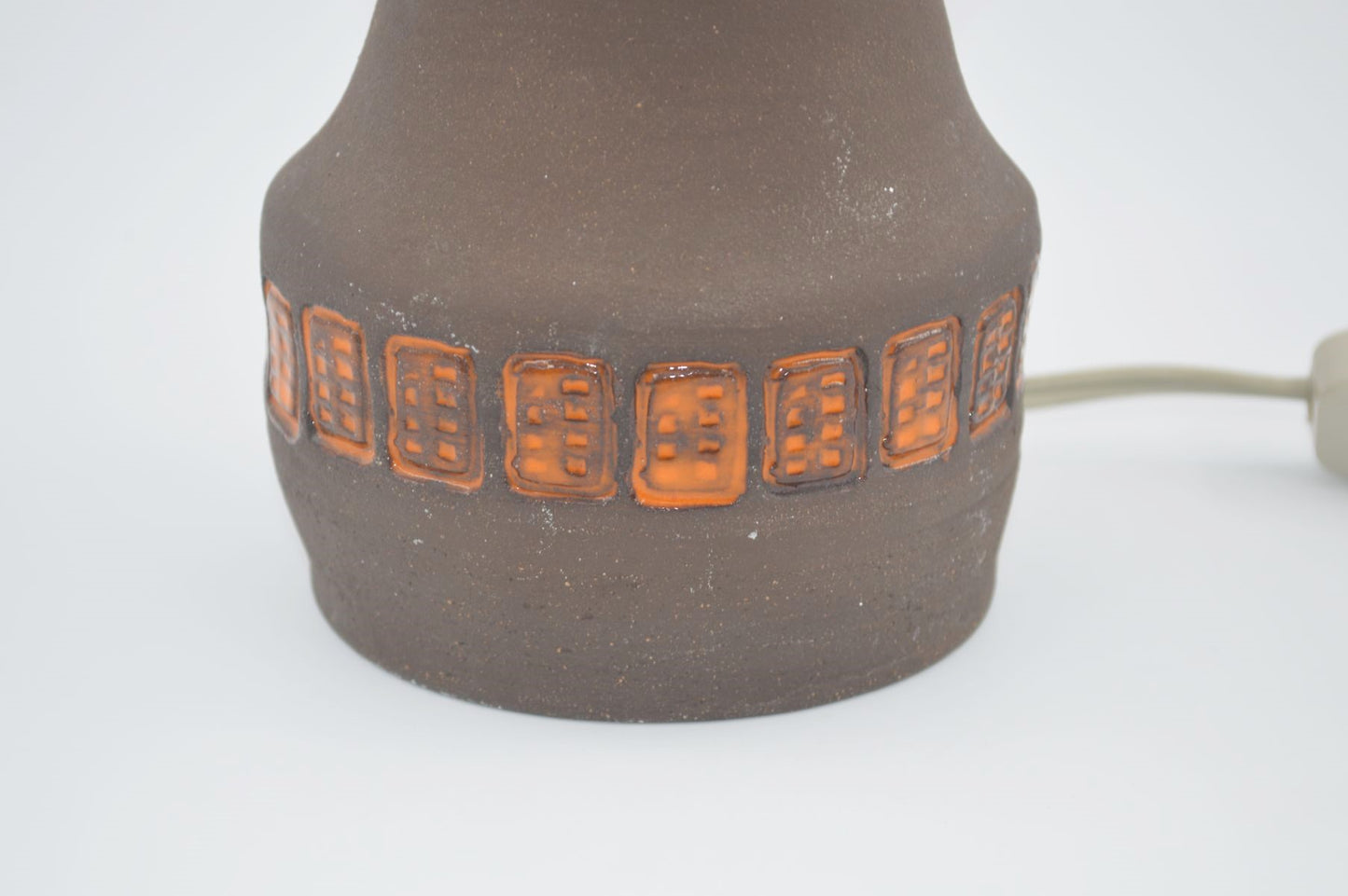 Mid-Century 1960s Pop Art Design Studio Ceramic Lamp Fat-Lava Design