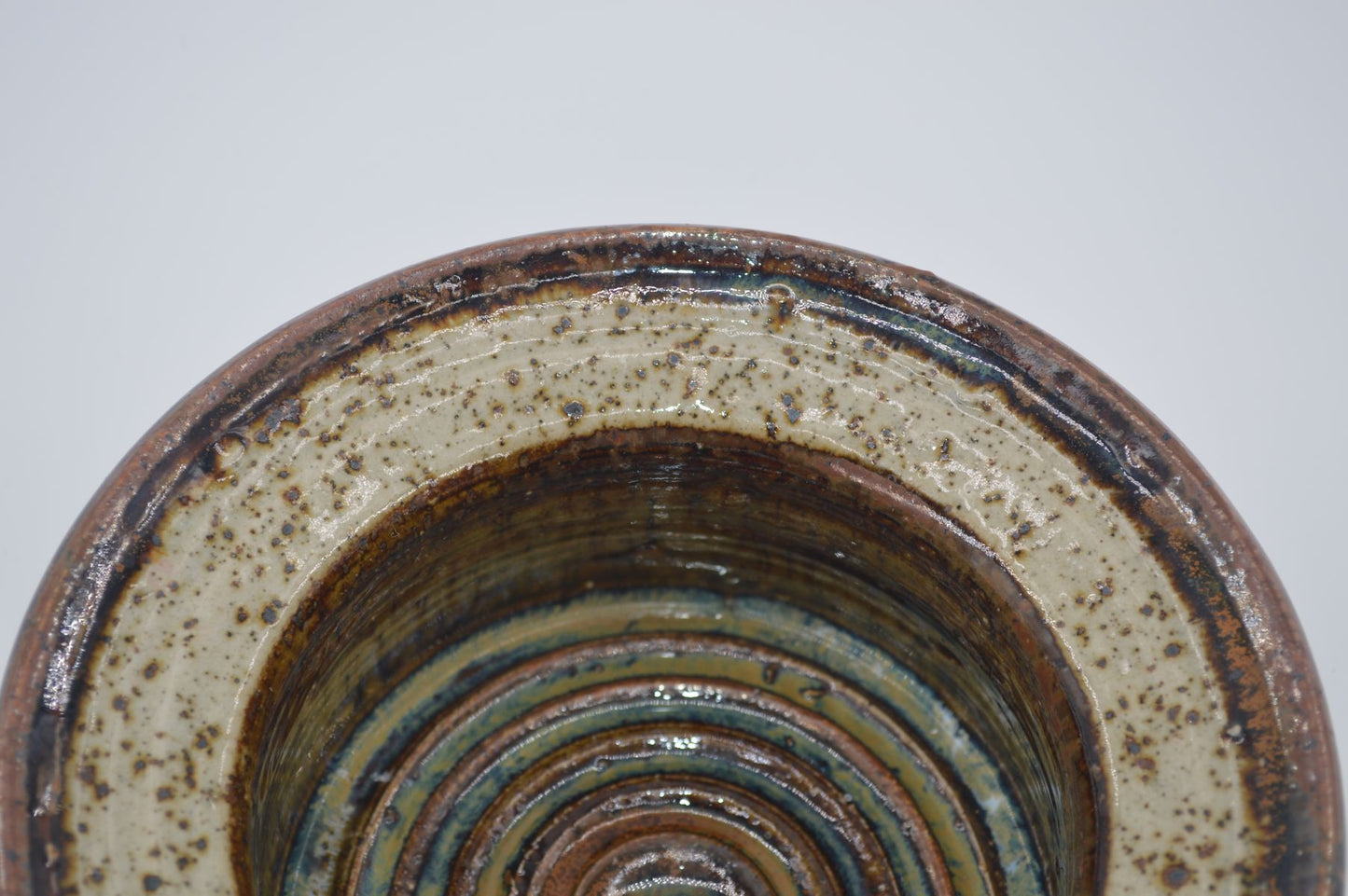 Mid-Century Erik Askholm Svendborg Studiokeramik Schale 1970s dänische Brutalistische Kunst - zeitgenössische Kunstkeramik