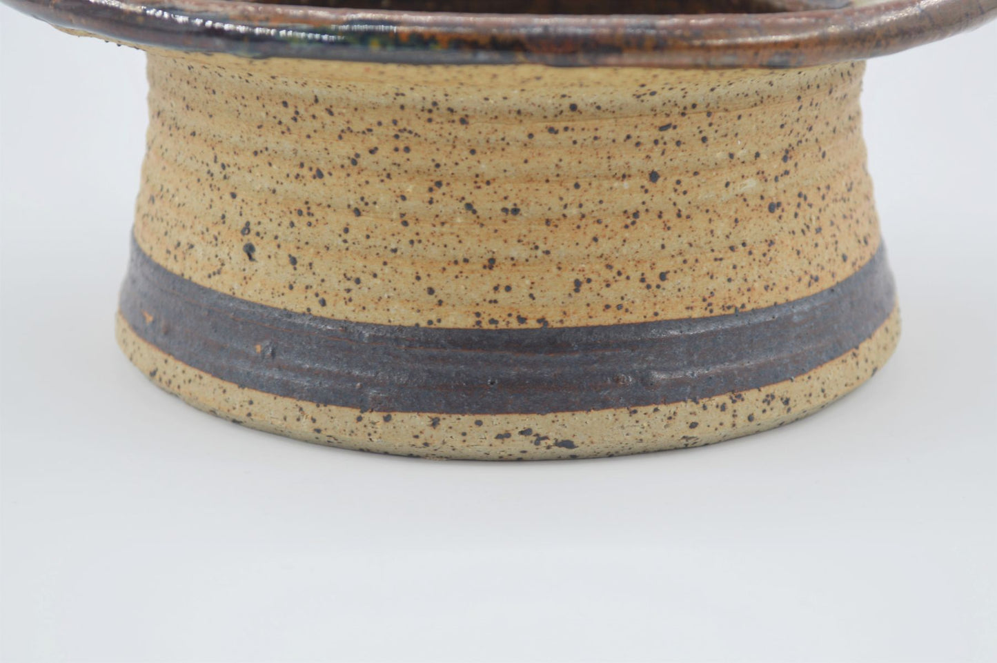 Mid-Century Erik Askholm Svendborg Studiokeramik Schale 1970s dänische Brutalistische Kunst - zeitgenössische Kunstkeramik