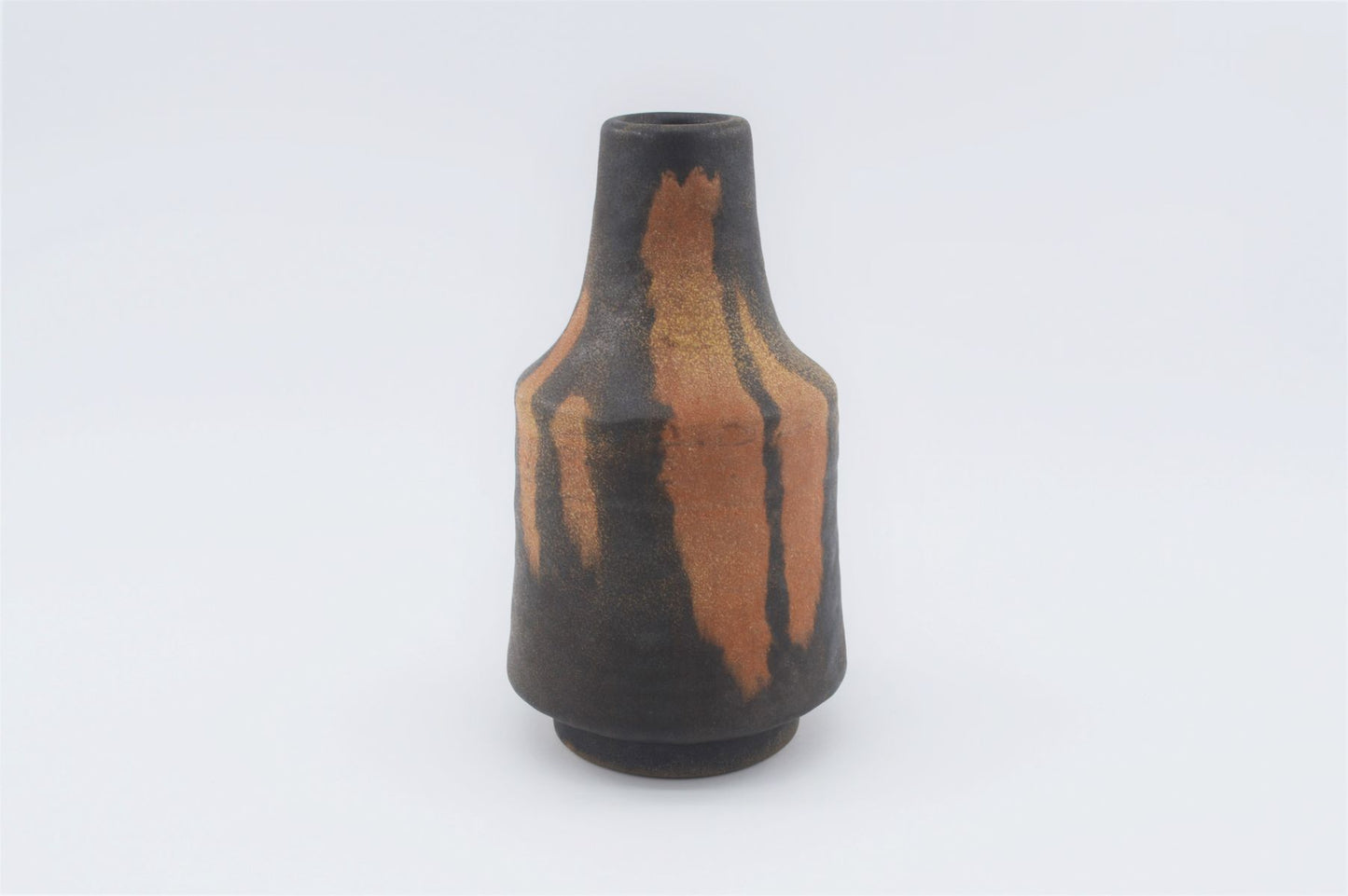 WGP Modernistische Karlsruher Majolika G137 Keramikvase 1960er Jahre Fat-Lava Friedgard Glatzle Design