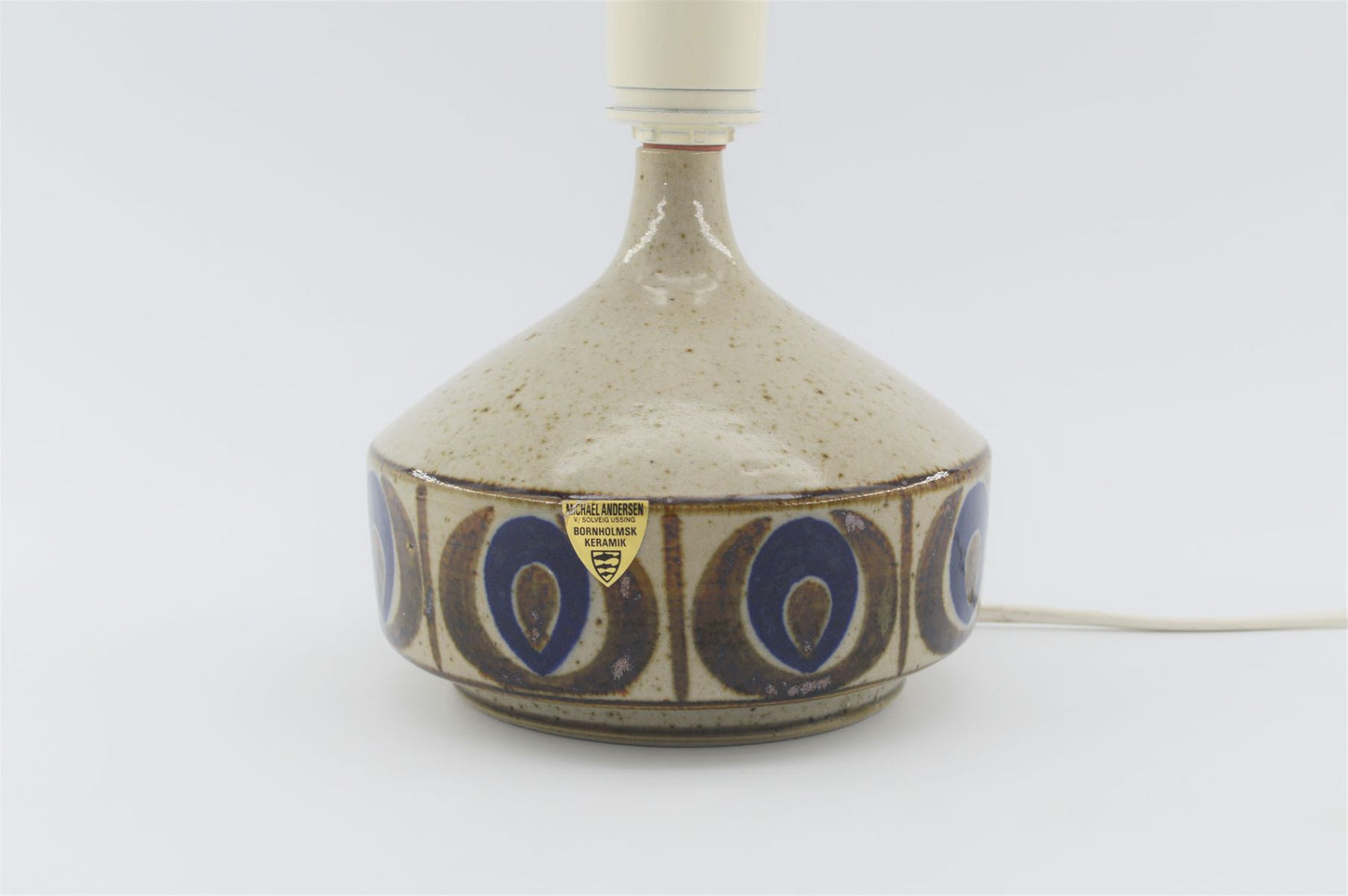 Mid-Century Marianne Starck Bornholm Ceramic Table Lamp 1960s Danish Design