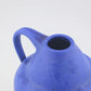 Mid-Century Hartwig Heyne „Hoy“ Studiokeramik Vase WGP 1970s blue Fat Lava Design