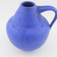 Mid-Century Hartwig Heyne „Hoy“ Studiokeramik Vase WGP 1970s blue Fat Lava Design