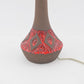 Mid-Century 1960s Popart Studiokeramik Lampe Denmark Fat-Lava Danish Design