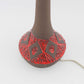 Mid-Century 1960s Popart Studiokeramik Lampe Denmark Fat-Lava Danish Design