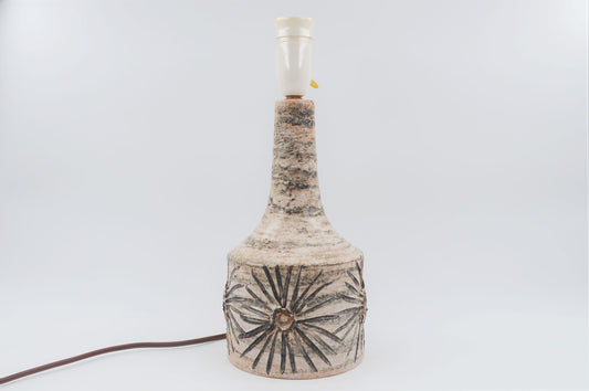 Mid-Century Gitte Dochedahl Denmark Studiokeramik Lampe 1960s Brutalismus Danish Design