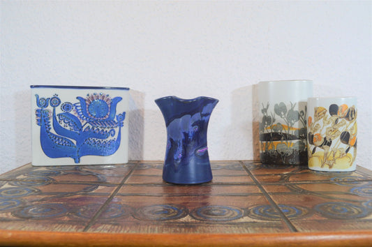 Richard Manz Knabstrup Denmark „Maria“ Fat-Lava Vase 1970s Danish Modern Design