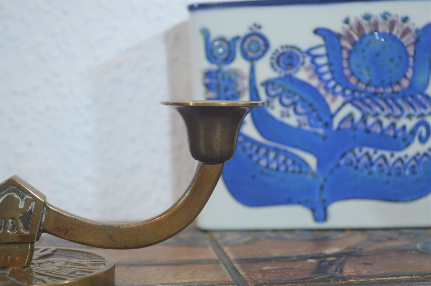 Mid-Century Aedel Malm Bronze Kerzenhalter 1960s Danish Design