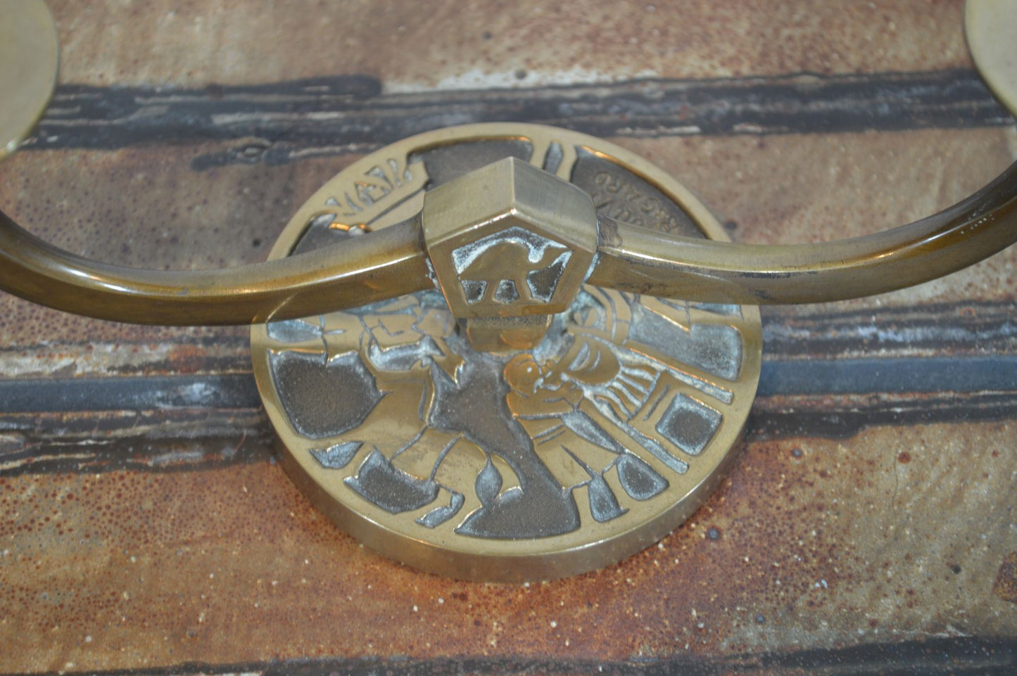 Mid-Century Aedel Malm Bronze Kerzenhalter 1960s Danish Design