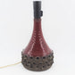 Mid-Century Erik Glud Stentøj Danmark Studiokeramik Pop-Art Tischlampe 1970s dänische Mid-Century Kunstkeramik Fat-Lava Glasur