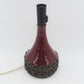 Mid-Century Erik Glud Stentøj Danmark Studiokeramik Pop-Art Tischlampe 1970s dänische Mid-Century Kunstkeramik Fat-Lava Glasur