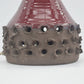 Mid-Century Erik Glud Stentøj Danmark Studiokeramik Pop-Art Tischlampe 1970s dänische Mid-Century Kunstkeramik Fat-Lava Glasur