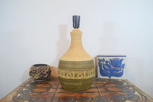 Stor Borge Christoffersen Design Haslev keramisk lampe 1960'erne Dansk Design