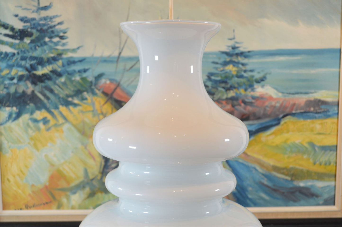 Holmegaard Denmark Library Pendel Hängelampe 1980s Sidse Werner Mid-Century Danish Design Lampe
