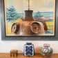Leo Enøe Denmark 1960s Studiokeramik Hängelampe Danish Brutalist Design
