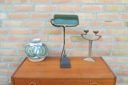 Horax Art-Deco Tischlampe Nr. 6676 1920/1930s Bauhaus Design Bankierslampe