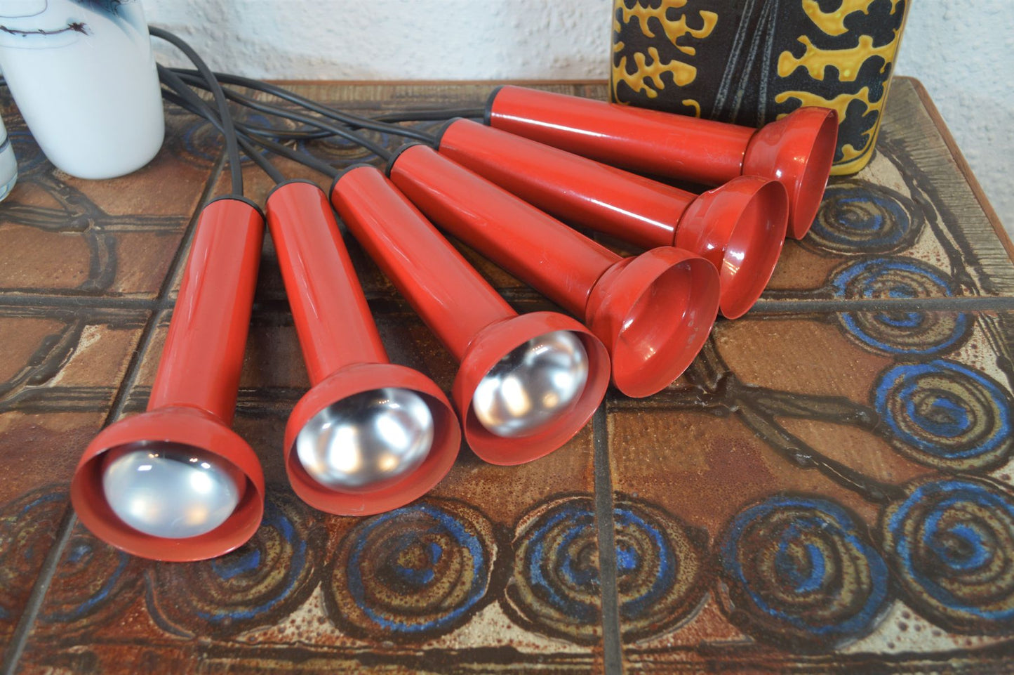 Mid-Century 1970'erne Nordlux Pop Art Design Cascade Spotlight Space Age Design Denmark