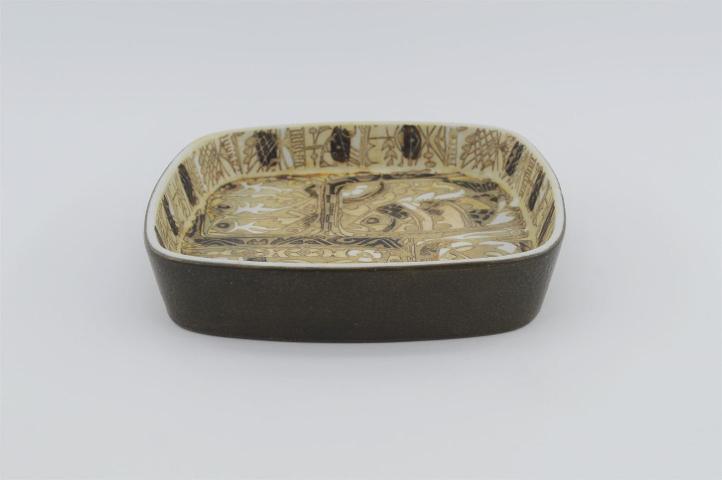 Royal Copenhagen Nils Thorsson Design Fajance Bowl 719 2883 1970s Danish Design