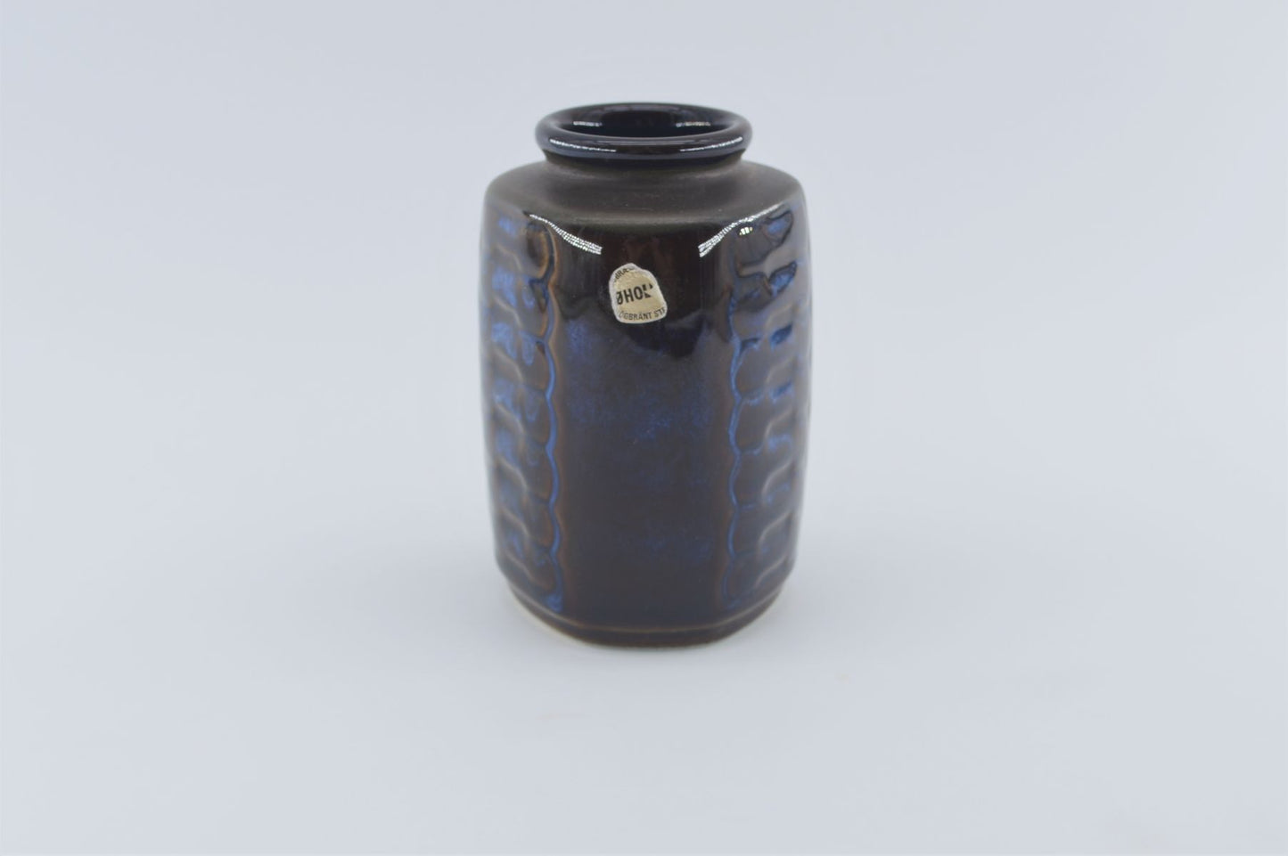Mid-Century Søholm Stentøj Vase 3321 Design Einar Johansen Danmark 1960s Bornholmer Studiokeramik