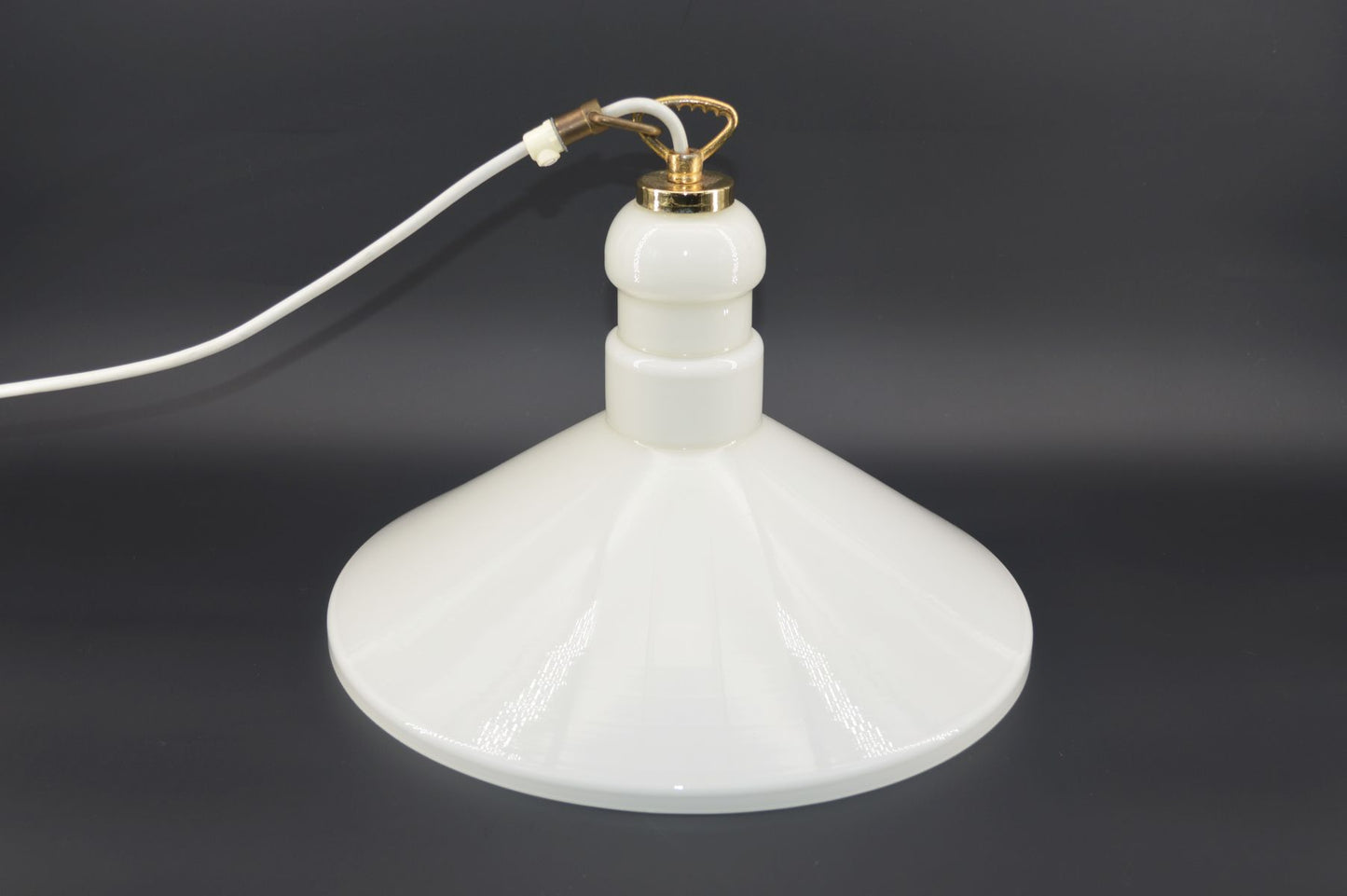 Opalglas Design Lampe Dänemark 1970s Hängelampe Danish Design