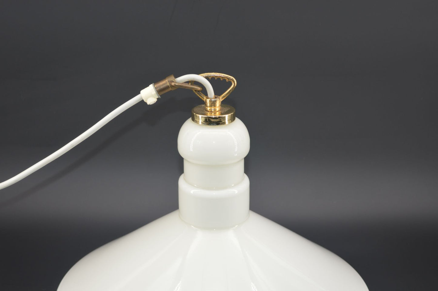 Opalglas Design Lampe Dänemark 1970s Hängelampe Danish Design