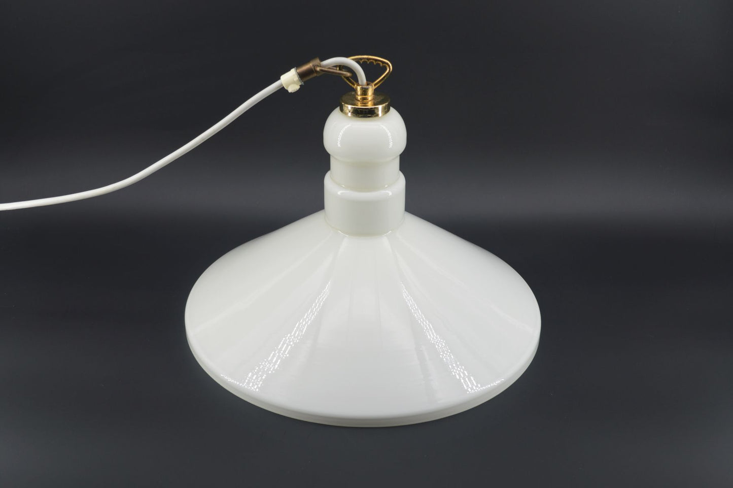 Opalglas Design Lampe Dänemark 1970s Hängelampe Danish Design